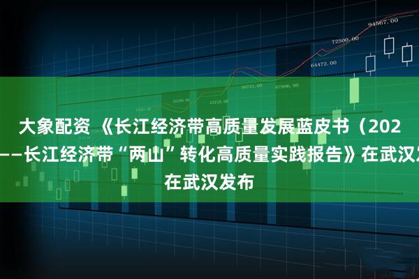 大象配资 《长江经济带高质量发展蓝皮书（2025）——长江经济带“两山”转化高质量实践报告》在武汉发布