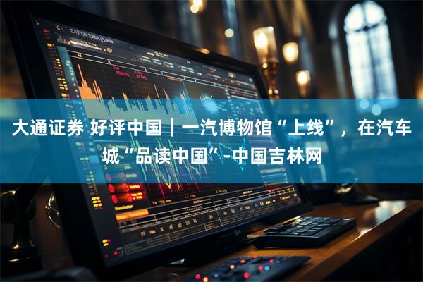 大通证券 好评中国｜一汽博物馆“上线”，在汽车城“品读中国”-中国吉林网